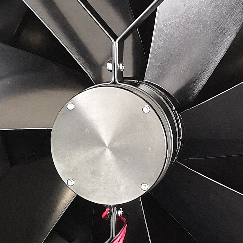 14 Inch Axial Flow Air Ventilation Fan 30W 40W DC Brushless Motor Galvanization Steel