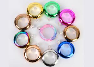 Quality Ladies Outdoor Customized Alcohol Flask Bracelet Paste Drill Round Style wholesale