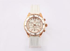 Quality White Luxury Multi Function Watch , Ladies Wrist Watches 5ATM wholesale