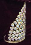 Big AB crystal rhinestone pageant crowns and tiaras supplier manufactuer cheap