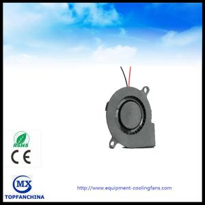 Quality 2.4 Inch DC Blower Fan 60 ×60 ×18mm 5v 12v 24v DC Snail Fan / LED Machine Fan wholesale