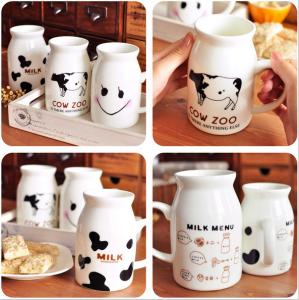Quality lovely milk enamel mug/ceramic mug wholesale