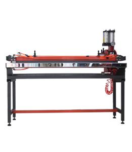 Quality 2100mm Wide Semi Automatic Pneumatic Finger Punching Machine For PU PVC Conveyor Belt wholesale
