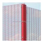 High Security Durable 358 Clear Vu Anti Climb Fence with Pvc Coated Steel
