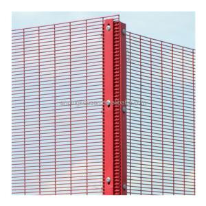 Quality High Security Durable 358 Clear Vu Anti Climb Fence with Pvc Coated Steel Construction wholesale