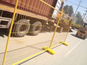 Quality Hot Dipped Galvanized Temporary Fence Mesh For Events / Sports 2100mm X 2400mm wholesale
