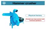 200Kg-2000kg Capacity Fertilizer Shredding Device 5.5 KW~45kw