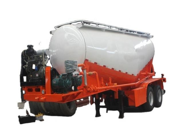 Landing Gear 28T 3 Axle Dry Bulk Cement Powder Tank Semi Trailer for Cement
