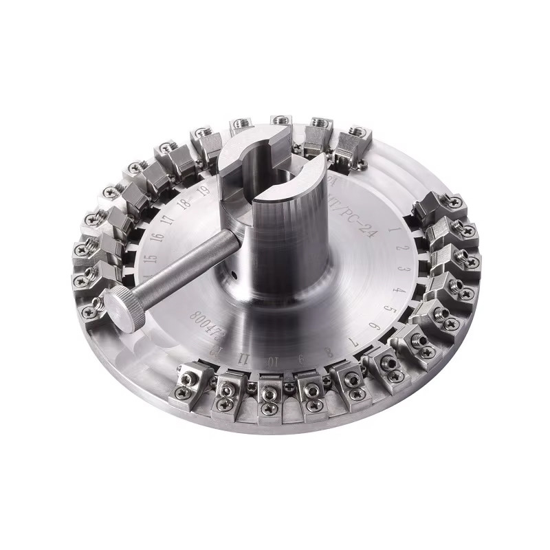Clixun MPO MT PC Ferrules Fiber Optic Fixtures Polishing Jig Machine 24 Ferrules Fiber Polishing Jigs