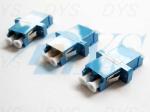 LC Duplex Fiber Optic Attenuator , Blue / Green / Metal Fiber Optical Fiber