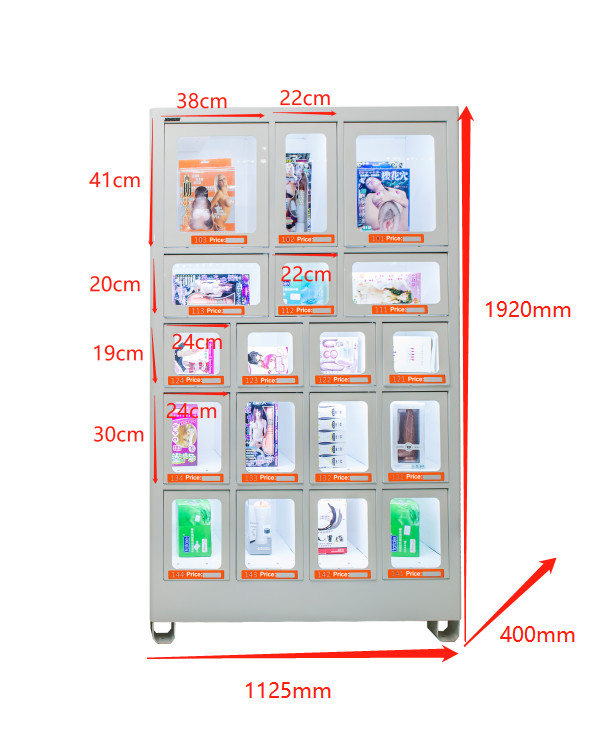Haloo Accessories Locker Vending Machine For Snacks and Wine