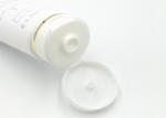 Round Plastic Cosmetic Tubes Flip Cap Hot Stamp Tube Base For Any Semi Liquid