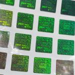 3D Dynamic Holographic Security Stickers Bronzing Laser Holographic Logo Sticker