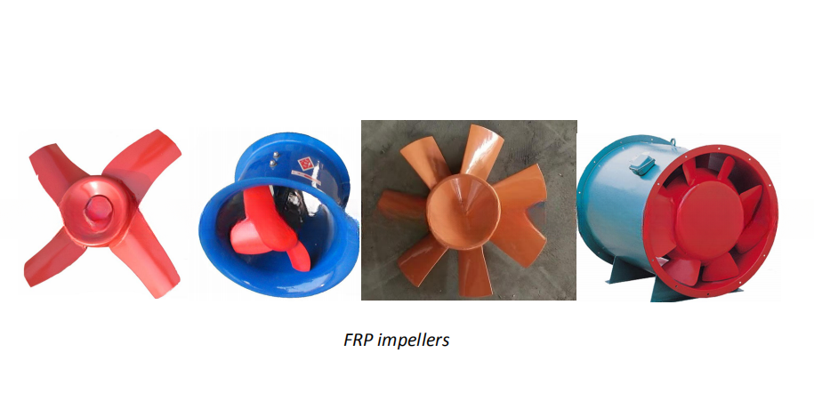 4-10 Blades Plastic Axial Flow Fan for 120/220/380/440/680v Voltage Cooling Tower