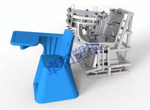 Quality Blue Study Desk Casing Rotational Mold Makers / Rotational Moulded Furniture wholesale