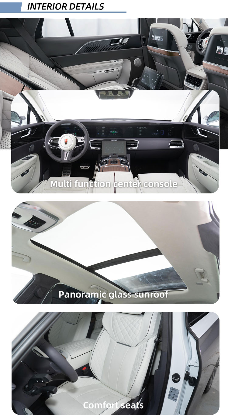 Hongqi E-HS9 2021 510KM EHS9 version cars used china electric cars SUV sport dual motor drive for adults auto electrico