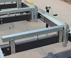 9HP Gasoline Engine Portable Horizontal Band Sawmill With 3.74*1.8*.17m Dimension