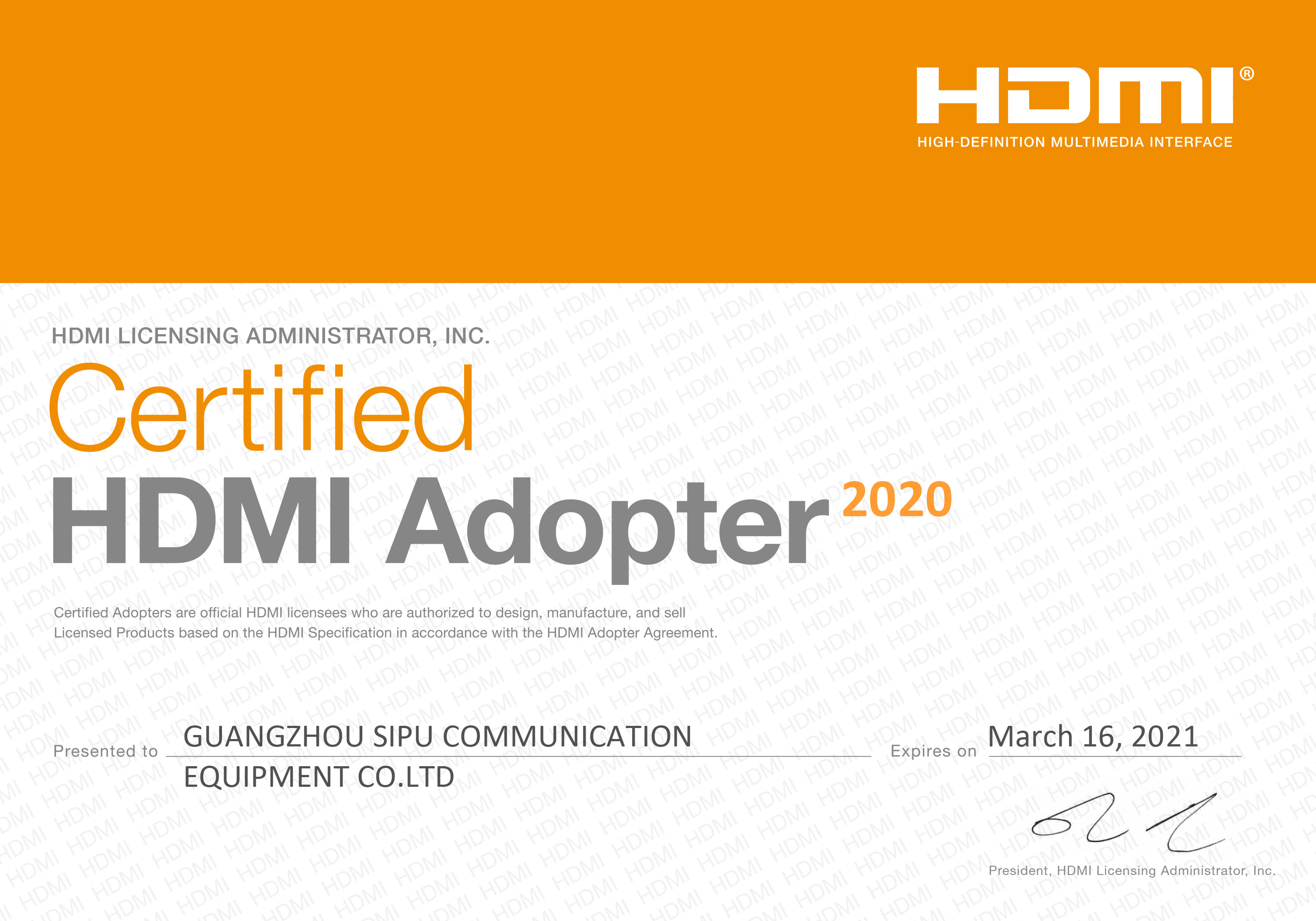 1.5meter High Speed 4k HDMI Cable With Gold Connector CCS Material