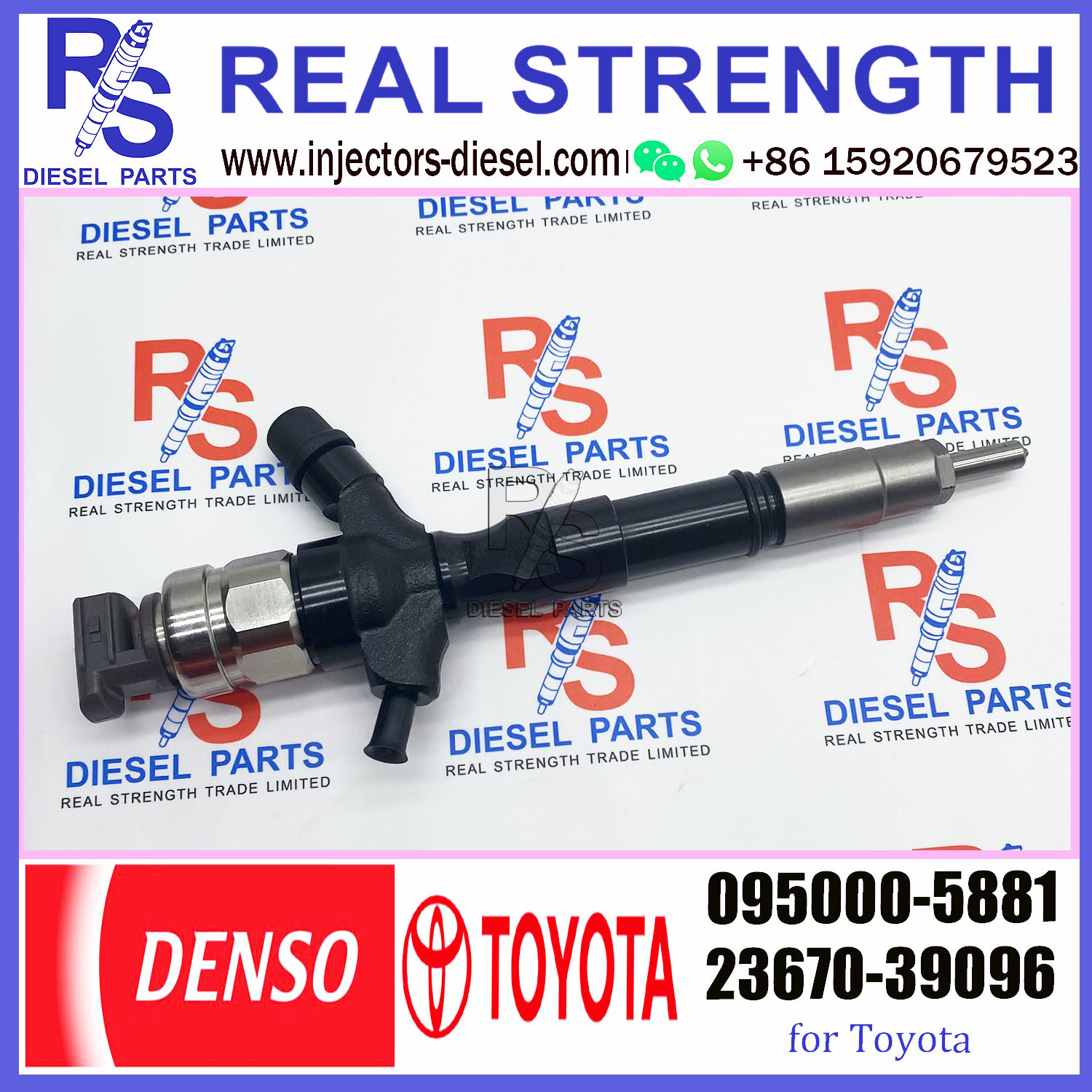 Fuel Injector 095000-5881 23670-30050 Common Rail Injetor 095000-5880 for TOYOTA HIANCE 2KD-FTV