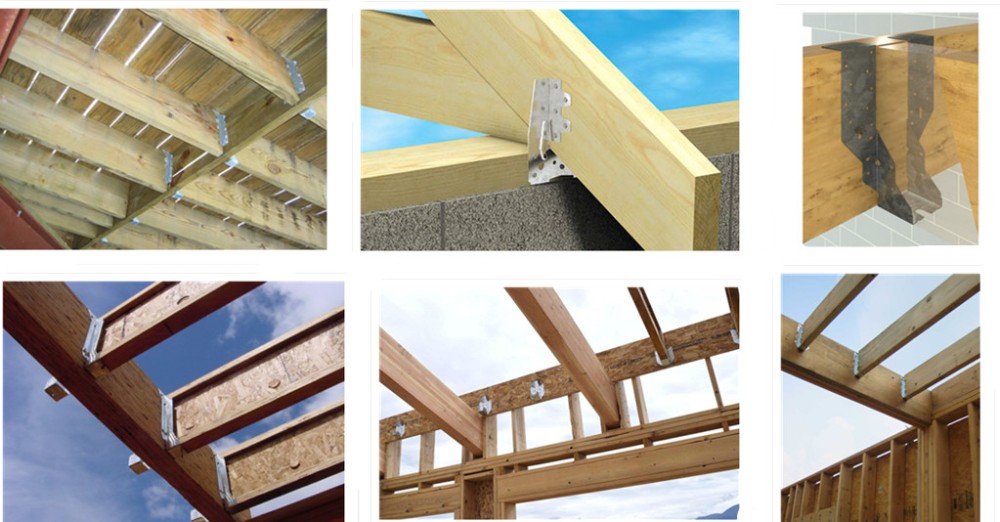 Galvanized Steel Brackets for Building Materials in Housing Construction Engineering