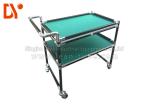 Lean Pipe Tote Cart Metal Material Spray Coating Anti - Rust ISO9001 Certificati