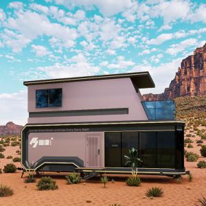 Quality Mobile Capsule House With Balcony White For Village Space Cabin House wholesale