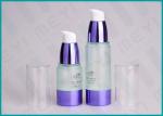 Customized Airless Plastic Pump Bottles , 15ml 30ml 50ml Cosmetic Pump Dispenser