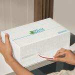 Custom Logo Corrugated Cardboard Shipping E Commerce Packaging Box Tear Strip