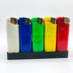 Transparent Color Electronic Lighter Cigarette Plastic Encendedores Lighter