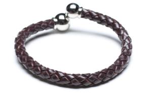 Quality Leather Bracelet, Stainless Steel Clasp wholesale