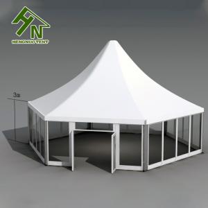 Quality PVC Side Wall Hexagon Garage Marquee Tent Permanent Structure wholesale