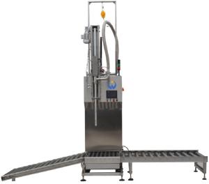 Quality 50-300L chemical liquid filling machine Weigh Based Liquid Filling Machine semi automatic wholesale