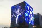 3840Hz SMD1921 glass Window LED Display Transparent Waterproof IP65