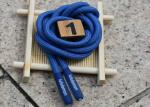 Transparent Silicone Tips Polyester Braided Rope Logo Printed