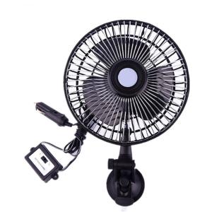 Quality DC 12V Car Window Blower Fan 3 Plastic Blades With Brushless Copper Motor wholesale