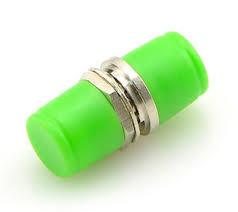 Quality Green FC PC Optical Fiber Communication Adapter with Shutter Metal Housing wholesale
