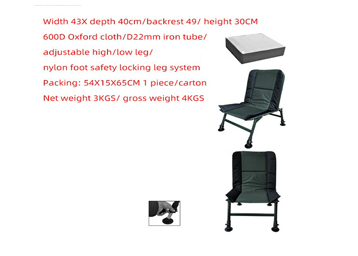 Smartly Engineered Padded Outdoor Folding Chairs Rust Proof 43x40x49cm