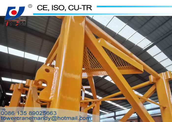 2*2*3m Mast Section Luffing Boom Crane QTD160 Tower Crane Luffing 1600KN.m Types of Tower Cranes
