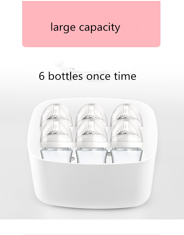 Eco Friendly Baby Bottle Sterilizer With Big Capacity Contain 6 Bottles