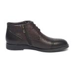 Coffee Fashionable Durable Mens Genuine Leather Boots