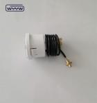 40mm 0-4bar Wall Hung Boiler Pressure Gauge Black Steel Material