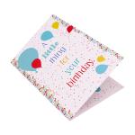 3D SBS Board Happy Birthday Paper Cards For Cake