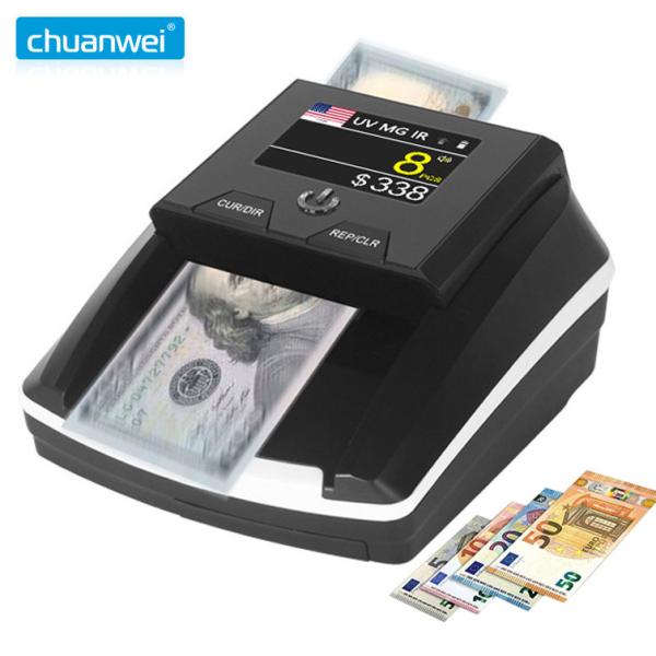 Auto MG Fluorescence Counterfeit Detector Machine 0.5s/Bill UV Light Money