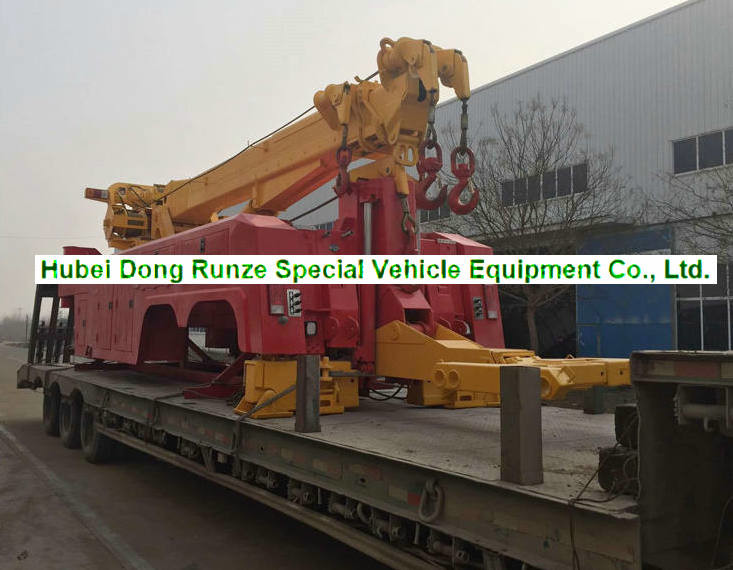 30 Ton Integrated Rotary Recovery Truck Body / Wrecker Towing Truck Body