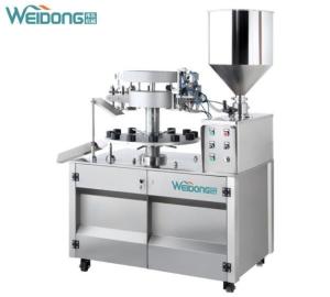 Quality Multifunctional Paste Filling And Sealing Machine Leakproof 15can/Min wholesale