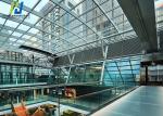 ROHS ISO9001 Tempered Curved Hot Bending Glass For Revolving Doors