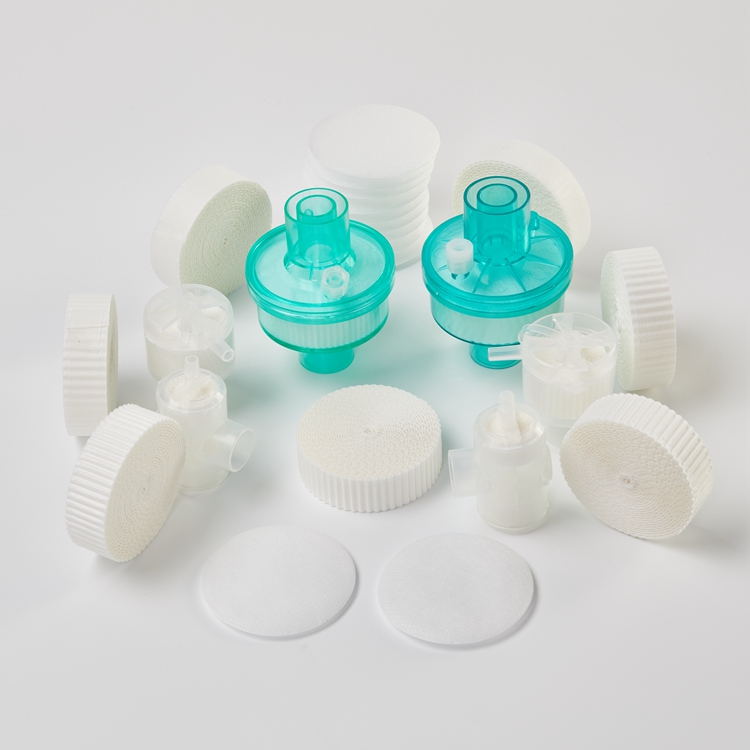 Heat And Moisture Exchanger Wet Filter Paper 100% Cotton