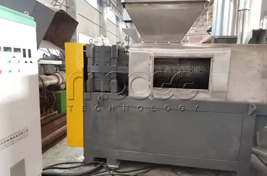 PP PE Scrap Washing Squeezing Plastic Dryer Machine