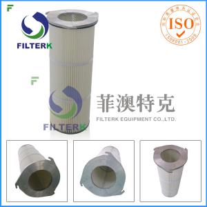Quality Three Lugs Industry Pleated Filter Cartridge For Painting House , Longlife wholesale