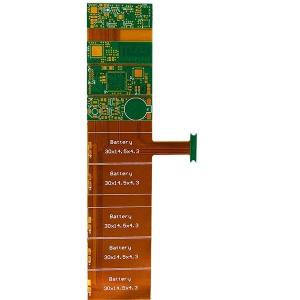 Quality 6 Layers Rigid And Flexible PCB Green Cover Film White 1.0mm wholesale